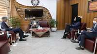 دیدار مدیر بیمه دانا شعبه سمنان با دکتر دانائی رئیس دانشگاه علوم پزشکی استان سمنان